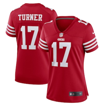 womens nike malik turner scarlet san francisco 49ers game pl